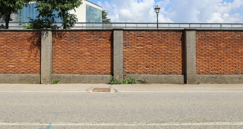 Brick Columns Installation