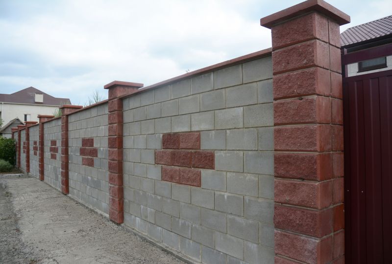 Brick Columns Installation