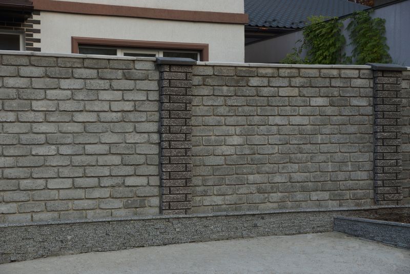 Brick Columns Installation