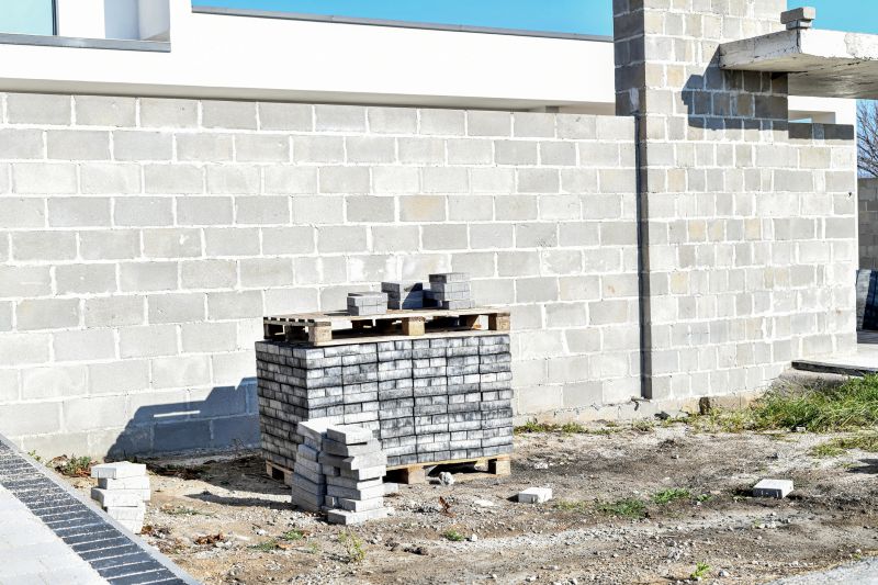 Brick Columns Installation