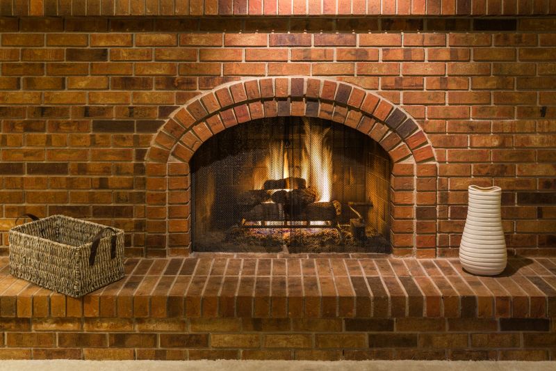 Brick Fireplace Installation