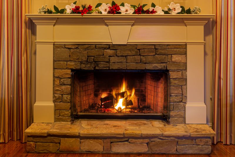 Brick Fireplace Installation